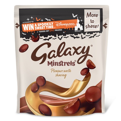 Galaxy Minstrels Milk Chocolate Buttons Sharing Pouch Bag 