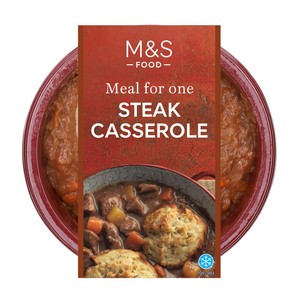 M&S Steak Casserole with Dumplings & Gravy