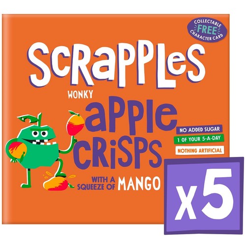 Scrapples Kids Apple & Mango Crisps Multi-Box