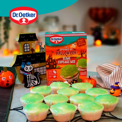 Dr. Oetker Halloween Slime Cupcake Mix