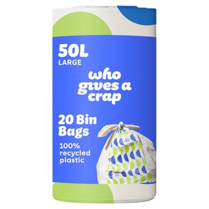 Who Gives A Crap Super Strong Bin Bags 50L
