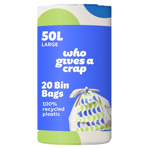 Who Gives A Crap Super Strong Bin Bags 50L