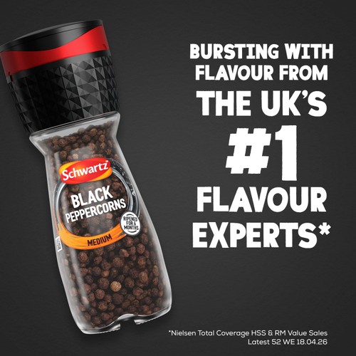 Schwartz Black Pepper Corns Grinder