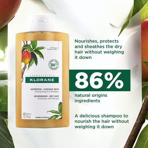 Klorane Nourishing Shampoo with Mango for Dry Hair