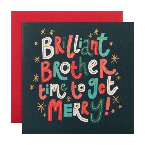 M&S Classic Brother Christmas Card