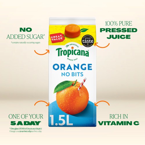 Tropicana Pure Smooth Orange Fruit Juice