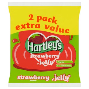 Hartley's Strawberry Flavour Jelly 6 x 125g