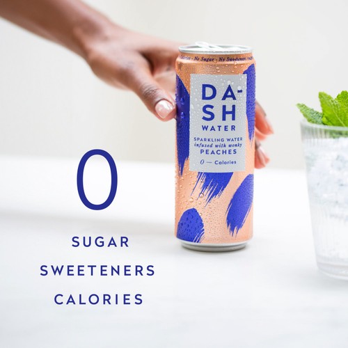 DASH Peach Infused Sparkling Water