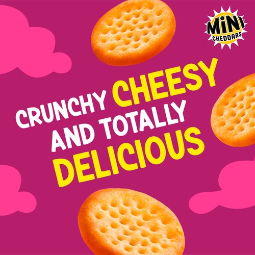 Jacob's Mini Cheddars Cheddar & Red Onion Baked Snacks Multipack