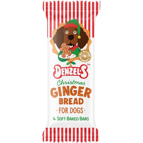 Denzel's Christmas Gingerbread Soft-Baked Bars for Dogs