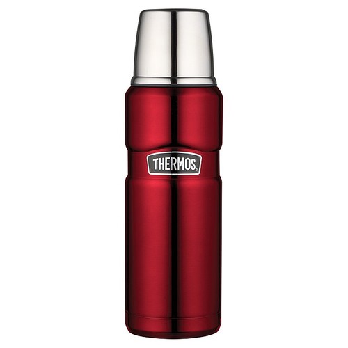 Thermos Stainless King Flask Red 1.2L