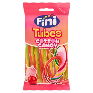 Fini Cotton Candy & Apple Fruit Flavour Candy Tubes