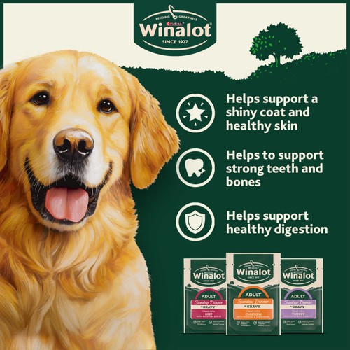 Winalot Sunday Dinner Mixed in Gravy Wet Dog Food 