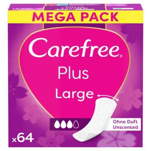 Carefree Panty Liners Pads Folded Breathable Pack of 20