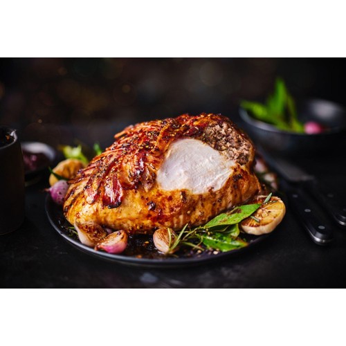 M&S Oakham Hot Maple Glazed Turkey Stuffed Crown