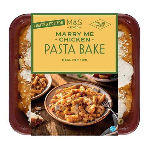 M&S Marry Me Chicken Pasta Bake Serves 2