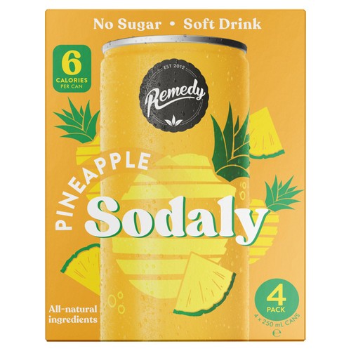 Remedy Sodaly Pineapple Multipack