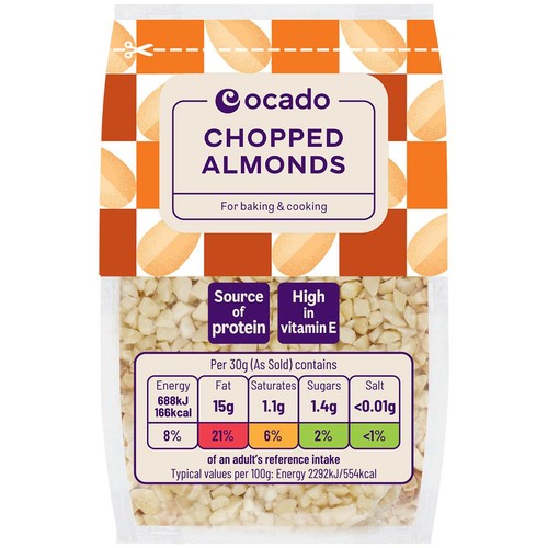 Ocado Chopped Almonds