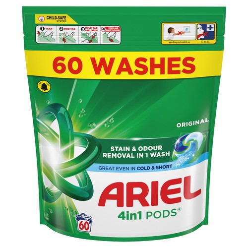 Ariel All in1 Pods Washing Capsules Original 60 Washes