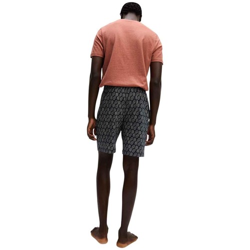 M&S Mens Pure Cotton Pineapple Print Pyjama Set, XXL, Navy