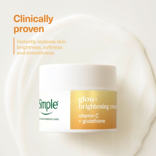 Simple Glow+ Brightening Moisturiser Gel Cream