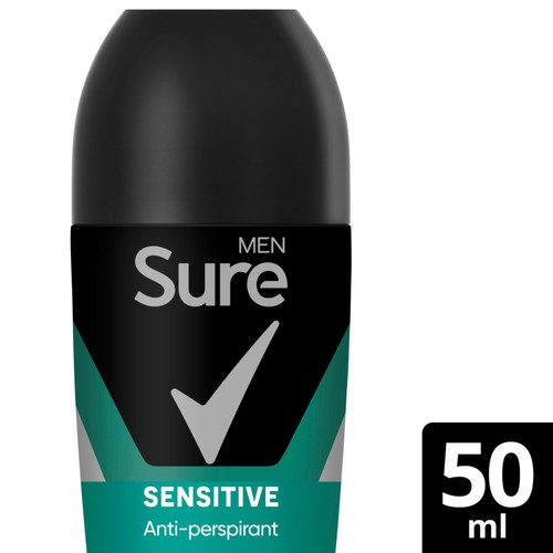 Sure Men Antiperspirant Deodorant Roll On Sensitive