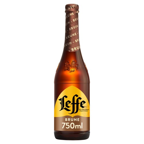 Leffe Brune Belgian Lager Beer Bottle