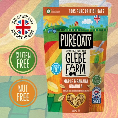 Pure Oaty Glebe Farm Gluten Free Maple & Banana Oat Granola