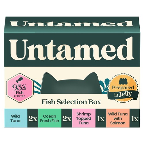 Untamed Fish Selection Box in Jelly Cat Food