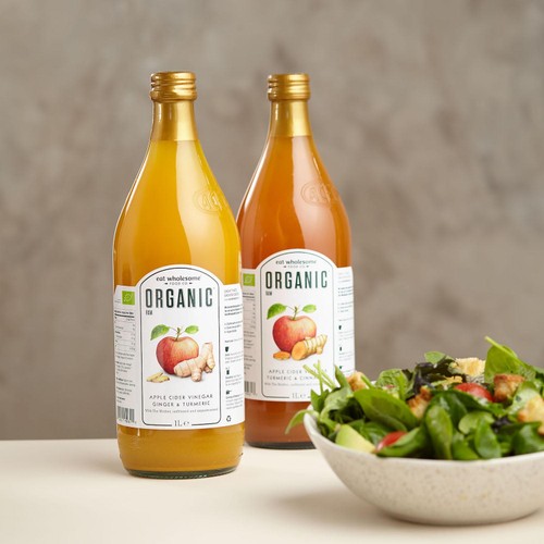 Eat Wholesome Organic Turmeric & Cinnamon Raw Apple Cider Vinegar