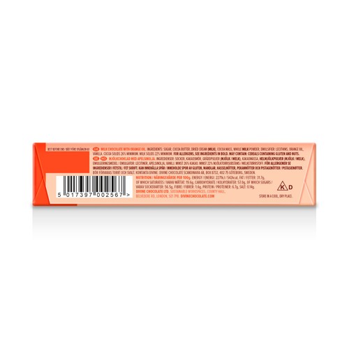 Divine Orange Milk Chocolate