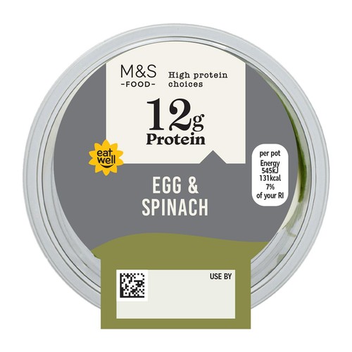 M&S Egg & Spinach Pot