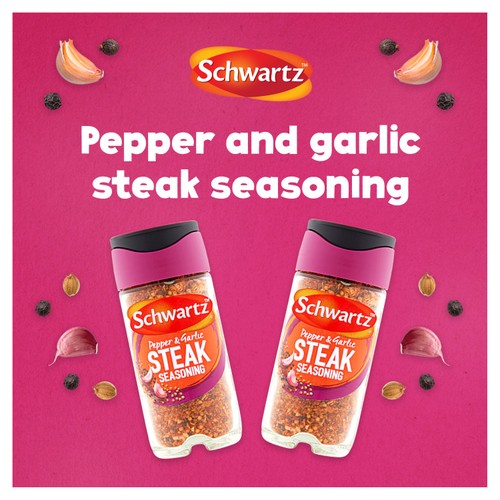 Schwartz Pepper & Garlic Steak Seasoning Jar