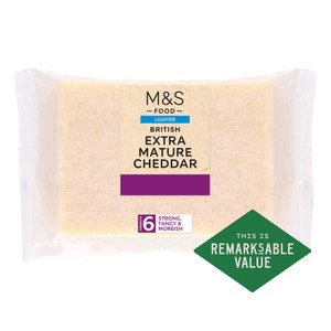 M&S British Lighter Extra Mature Cheddar