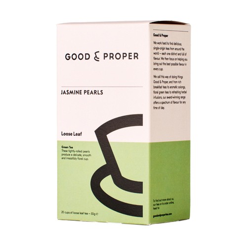 Good & Proper Tea - Loose Leaf Jasmine Pearls Green Tea