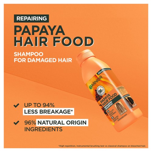 Garnier Ultimate Blends Repairing Hair Food Papaya Shampoo For Damaged Hair