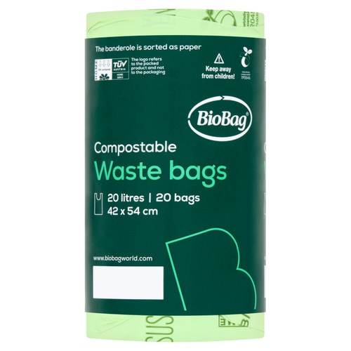 BioBag 20L Compostable Bin Liners