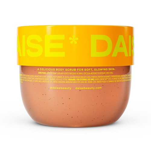 DAISE Exfoliating Body Scrub in Vanilla Glow, For Soft Glowing Skin