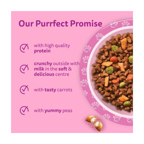 Whiskas 2-12mnths Kitten Dry Cat Food with Chicken