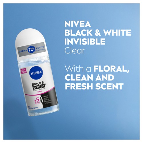 NIVEA Black & White Original Anti-Perspirant Deodorant Roll-On