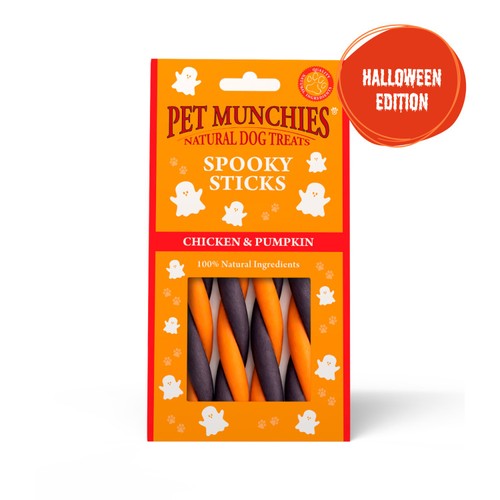 Pet Munchies Spooky Sticks with Chicken & Pumpkin