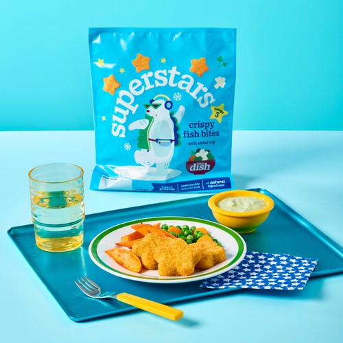 Little Dish Superstars Crispy Fish Bites with Added Veg