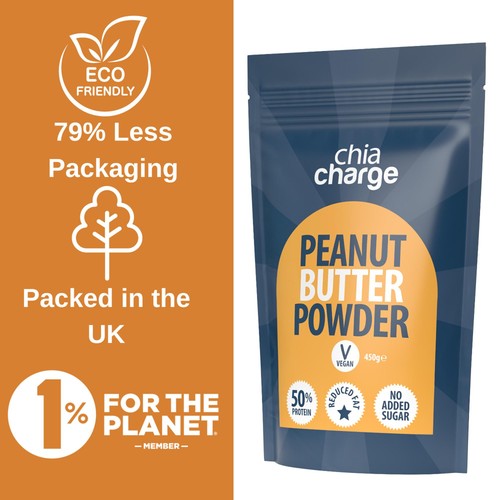 Chia Charge Peanut Butter Powder 50% Protein