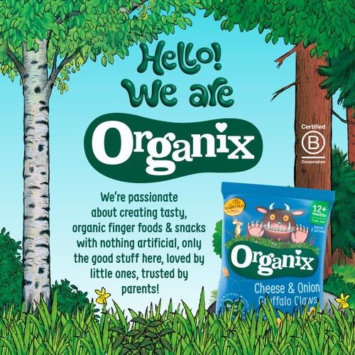 Organix Gruffalo Biscuits Toddler Snack Multipack 12+ Months