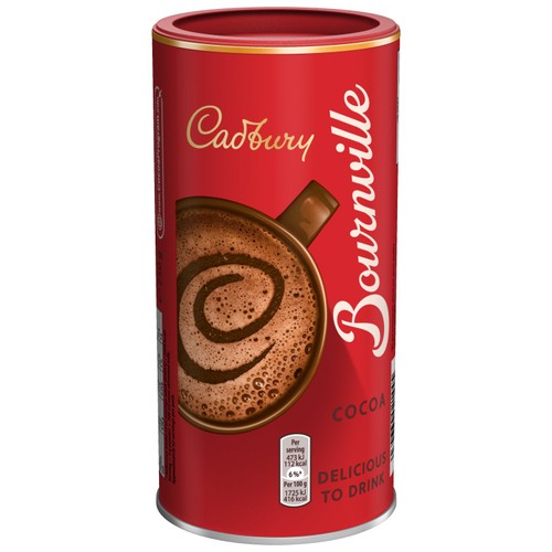 Cadbury Bournville Dark Chocolate Cocoa Powder Tin