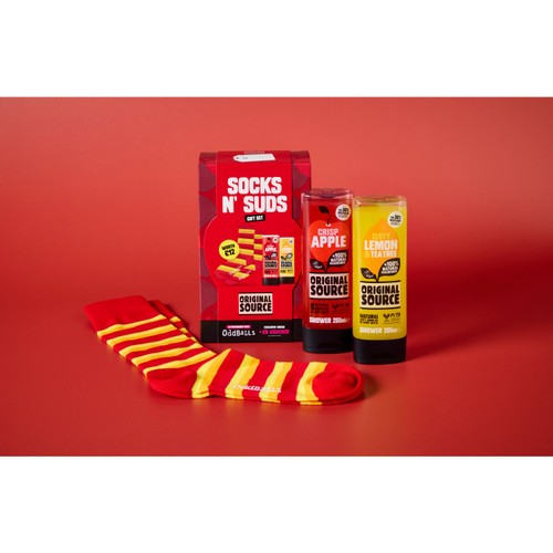 Original Source Sole Mates Shower Gel Duo & Socks Gift