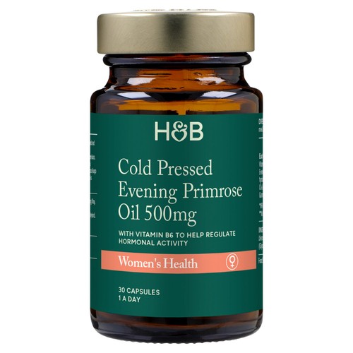 Holland & Barrett Cold Pressed Evening Primrose Oil 500mg Capsules