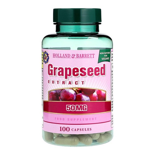 Holland & Barrett Grapeseed Extract 50mg Vegan Capsules