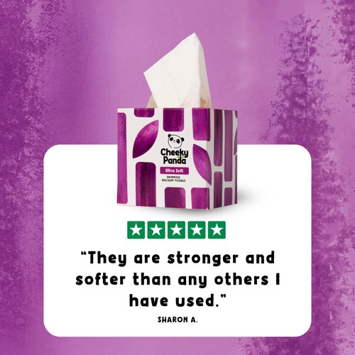 The Cheeky Panda Bamboo Balsam 4ply Cube Tissues