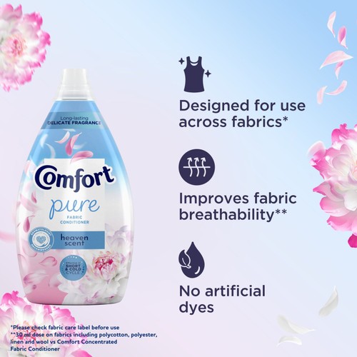 Comfort Pure Heaven Scent Fabric Conditioner 64 Washes